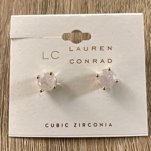 LC Lauren Conrad Cubic Zirconia Opal Earring, New
